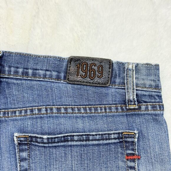 Gap 1969 Jeans Women Size 31/12L (34x33.5) Light Wash Denim Perfect Boot Stretch - Picture 14 of 16